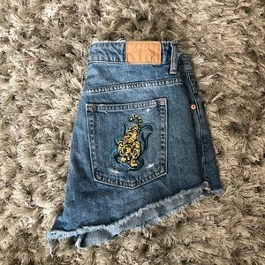 H&M Embroidered Shorts